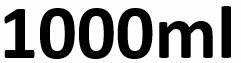 1000ml flessen