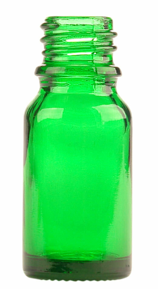 groen glazen 10ml druppelflesje