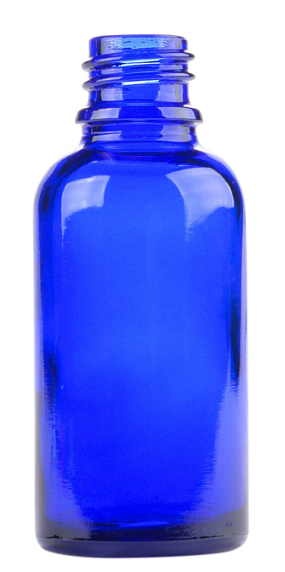 kobal blauw glazen 30ml druppelflesje
