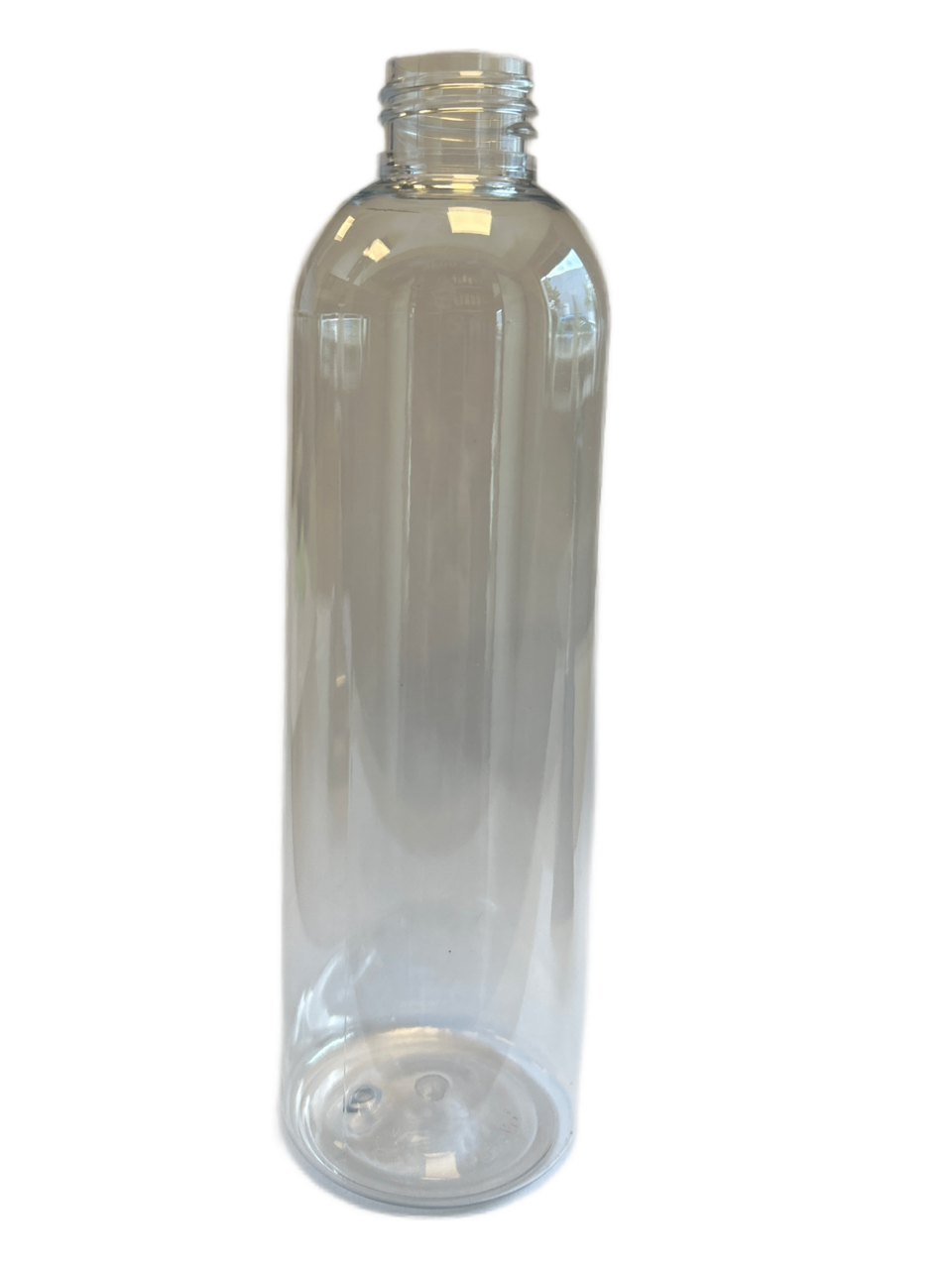 Boston Tall Round Knijpfles / Shampoo Fles 250ml Transparant 24/410