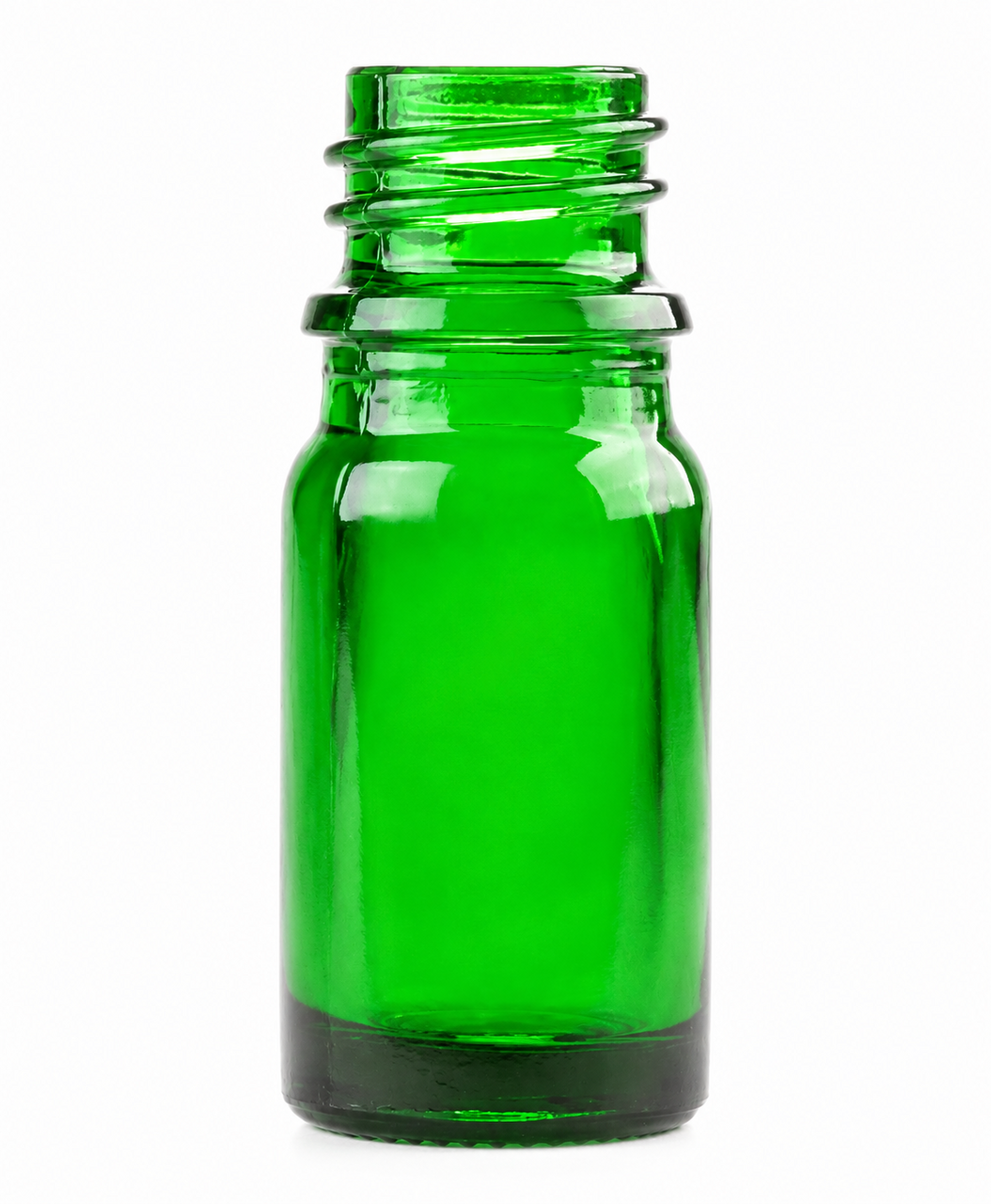 groen glazen flesje