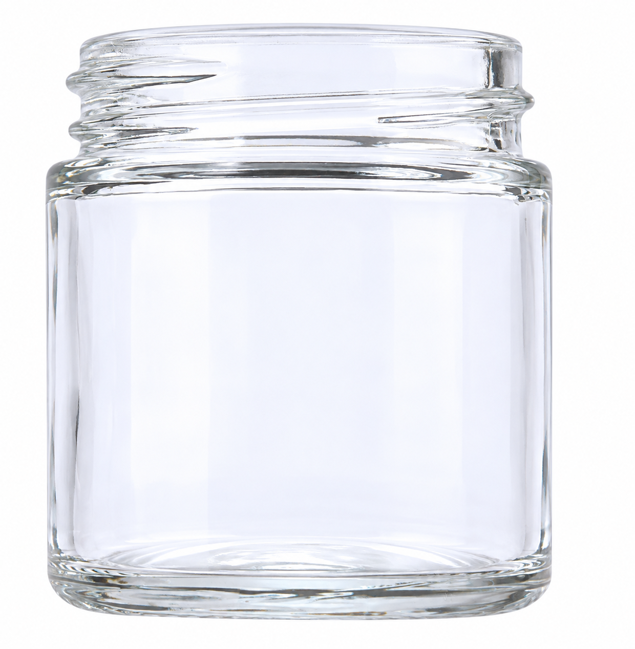 Zalfpotje 30ml  Helder Glas zonder Deksel
