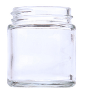 Zalfpot / Cr&egrave;mepot Helder Glas 30ml met of zonder Deksel