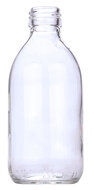 Glazen Medicijn / Siroop Fles Helder 250ml zonder accessoires