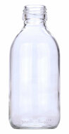 Pharmacy / Sirop Bottle 200ml GLASS Amber Obus 28/410