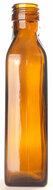 Siroopfles Rechthoekig 200ml GLAS Amber 28/410