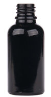 zwart glazen 30ml fles
