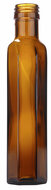 Siroopfles Meplat Octogonaal 250ml GLAS Amber 28/410