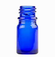 Kobalt blauw flesje 5ml druppelfles