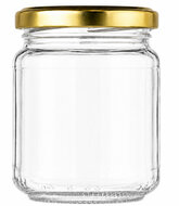 Jampot / Conservenglas 210ml inclusief deksel