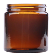 Zalfpot bruin glas 120ml