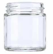 Zalfpotje 30ml  Helder Glas zonder Deksel