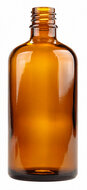 Druppelflesje 100 ml amberkleurig bruin glas met DIN 18-schroefhals
