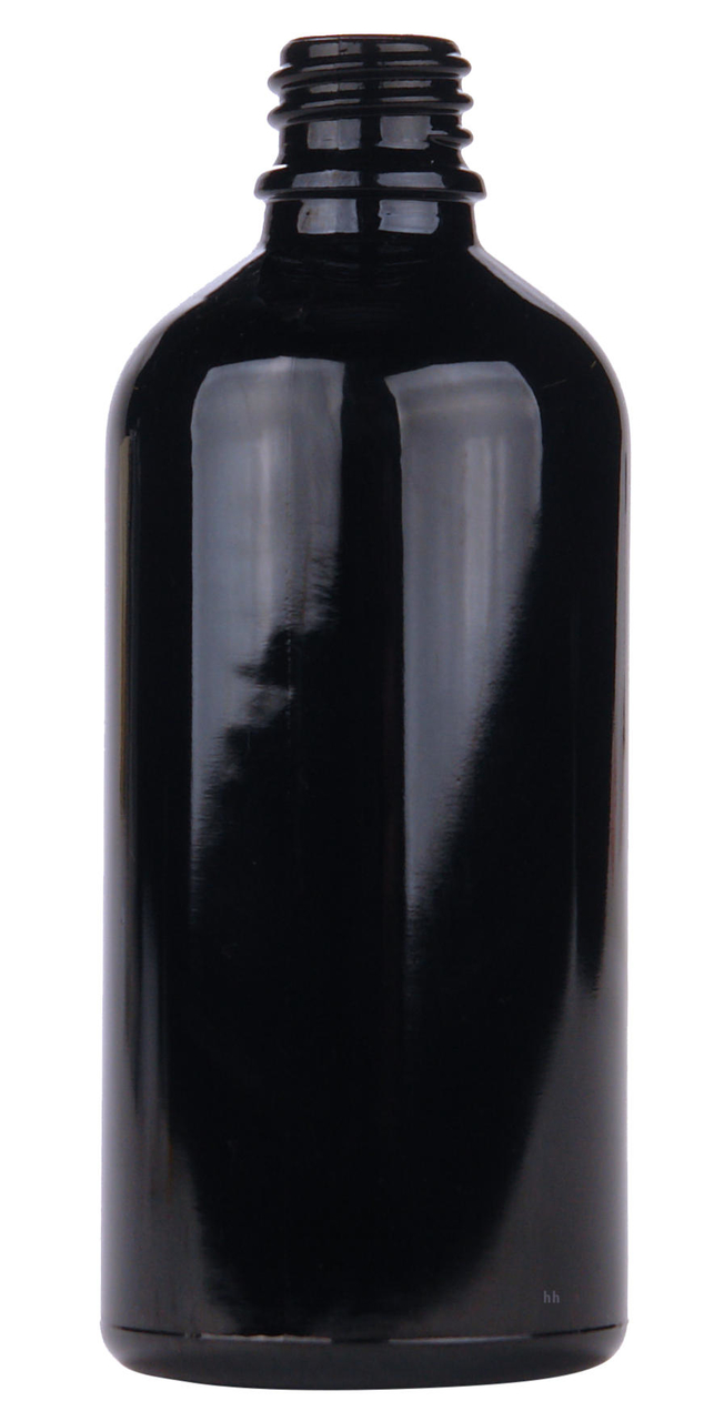 druppelfles 100ml zwart glas