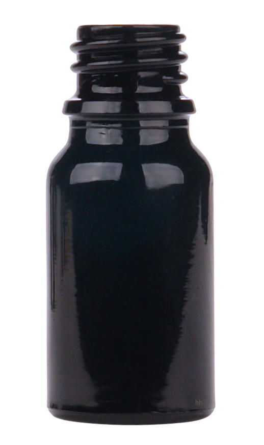 zwart glas flesje 10ml