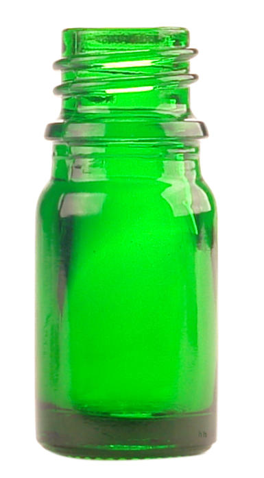 groen glazen flesje