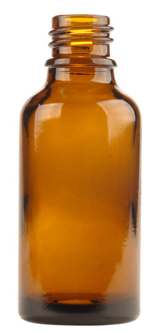 amber glazen 30ml flesje