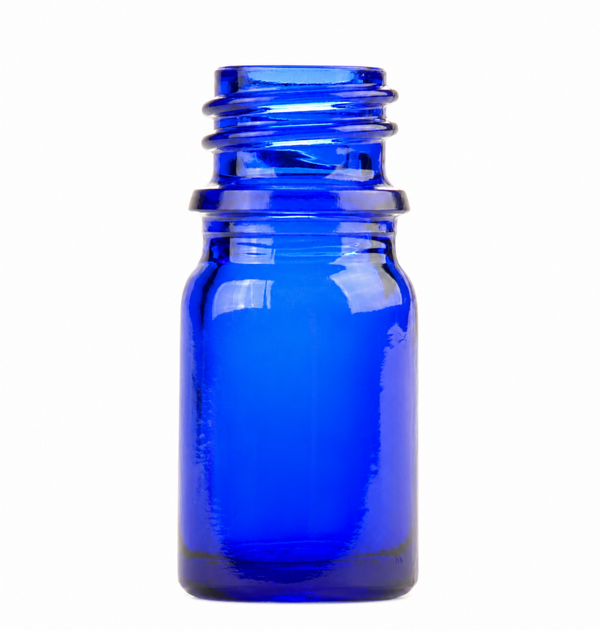 Kobalt blauw flesje 5ml druppelfles