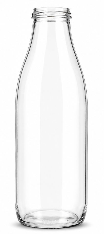 sapfles / zuivelfles / sausfles 1000ml zonder  deksel