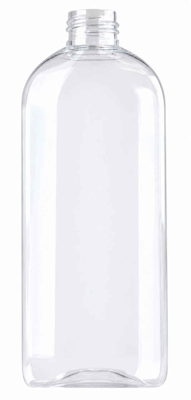 shampoofles / knijpfles 250ml ovaal zonder dop  