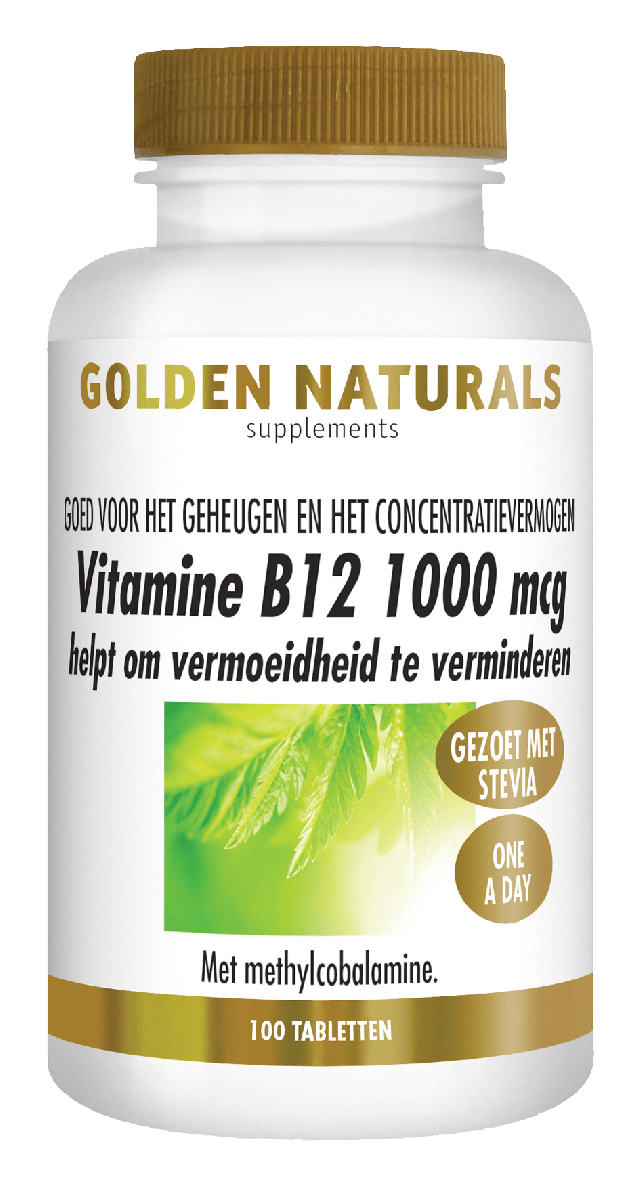 Golden Naturals Vitamine B12 1000mcg 100st