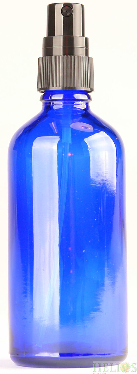 les 100ml blauw met Zwarte Spraydop / Verstuiver