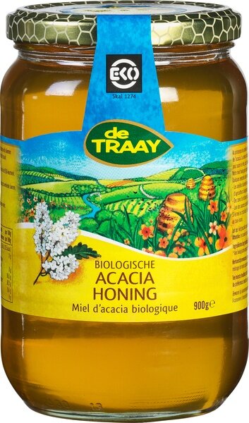 De Traay Acaciahoning BIO 900 gram