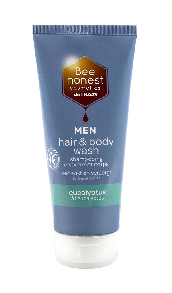 Bee Honest Men Hair &amp; Body Wash Eucalyptus 200ml