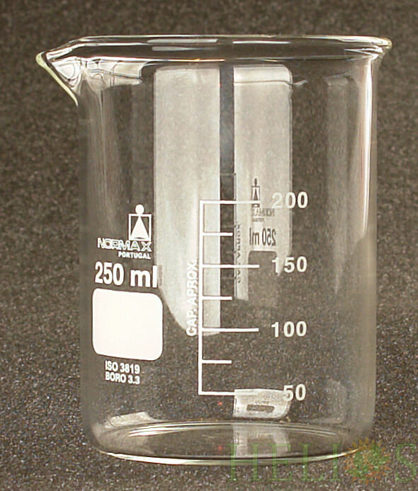 Maatbeker pyrex glas vuurvast 250ml