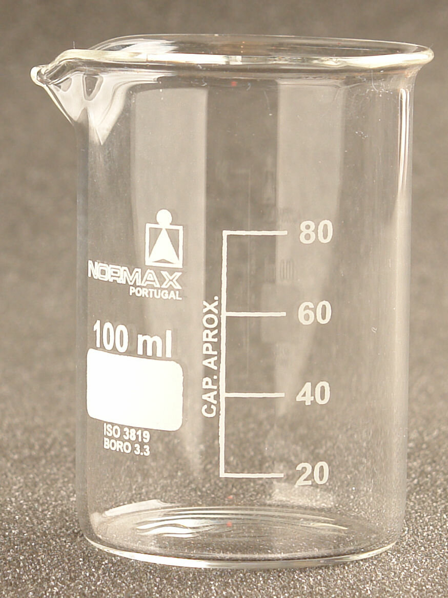 Maatbeker pyrex glas vuurvast 100ml