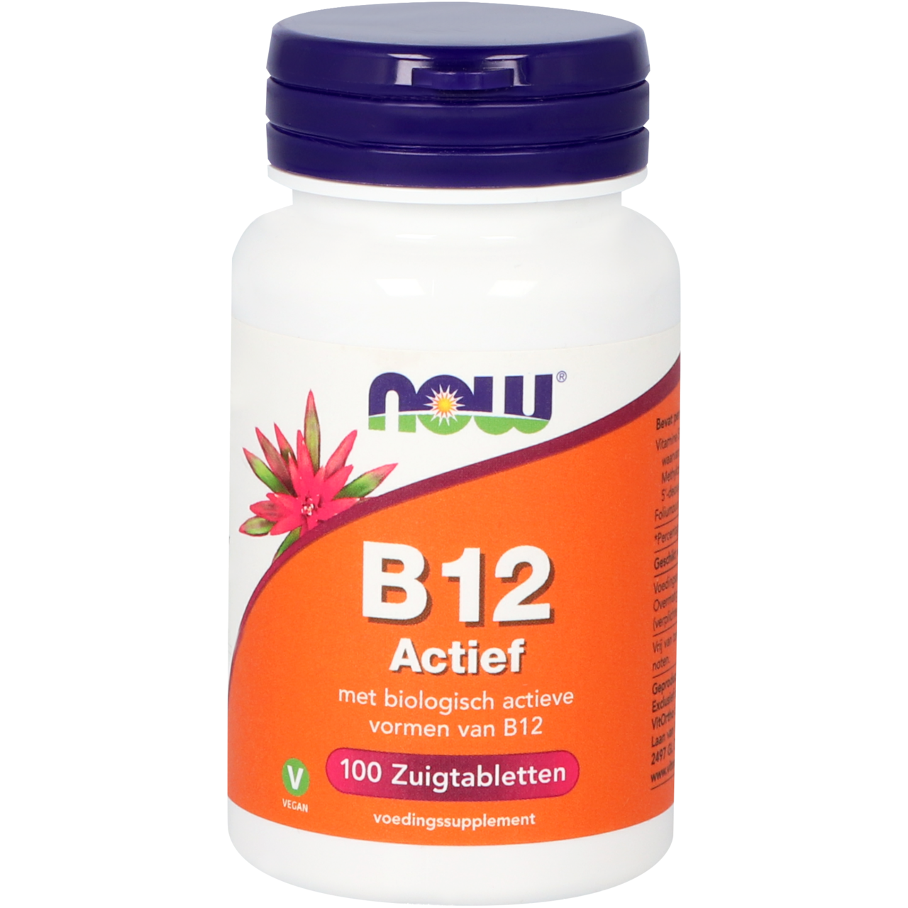 B12 Actief - 100 zuigtabletten - Vitortho