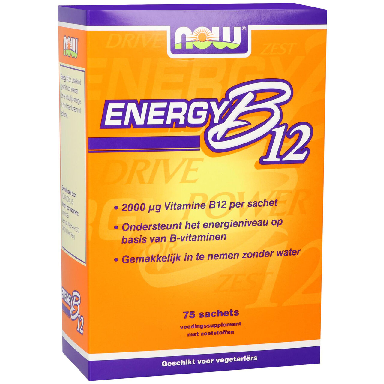 Energy B12 2000mcg  - 75 sachets - Vitortho