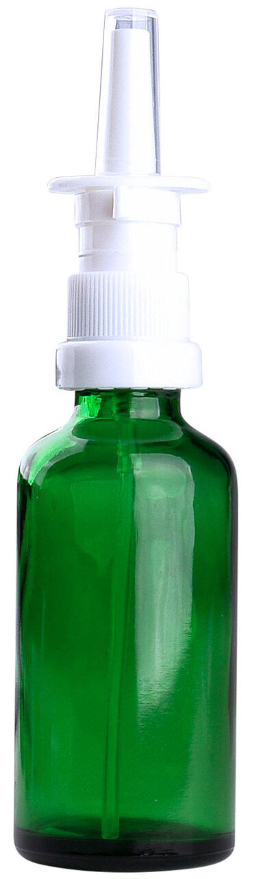 Fles 50ml groen met Neusverstuiver / Neussprayer
