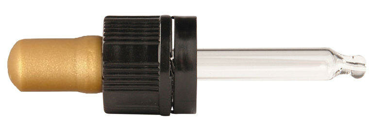 Pipet 15ml goud/zwart