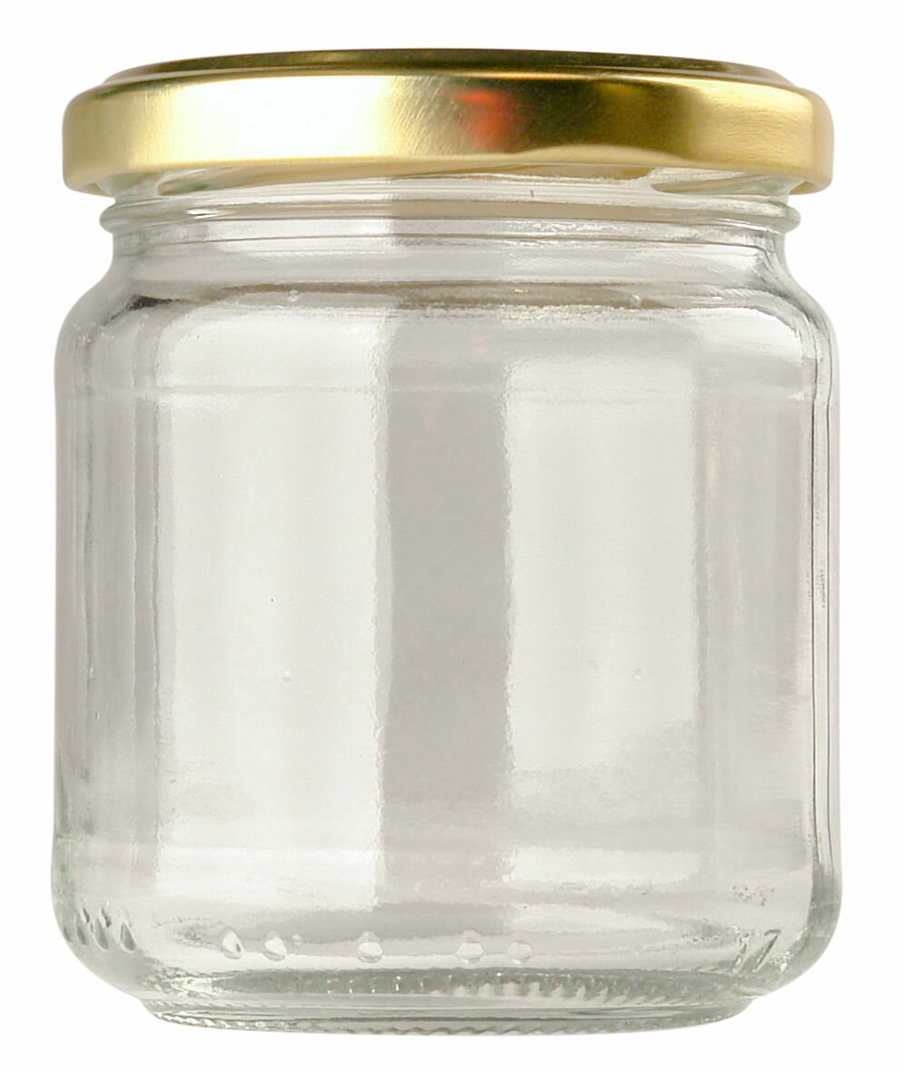 Twist-Off Lid RSB63 Gold BPA NI Button (sterilizable)