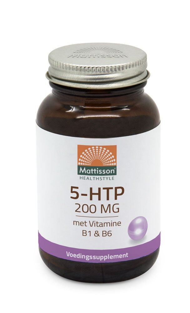 Mattisson 5-HTP met Vitamine B1 &amp; B6 - 200mg - 60 capsules
