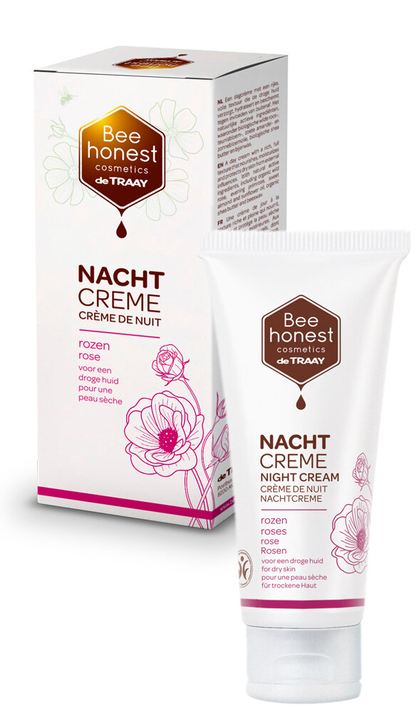 Nachtcr&egrave;me Rozen 50ml - Bee Honest