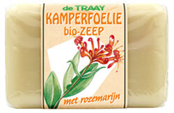 BIO zeep Kamperfoelie &amp; Rozemarijn 250gram - De Traay