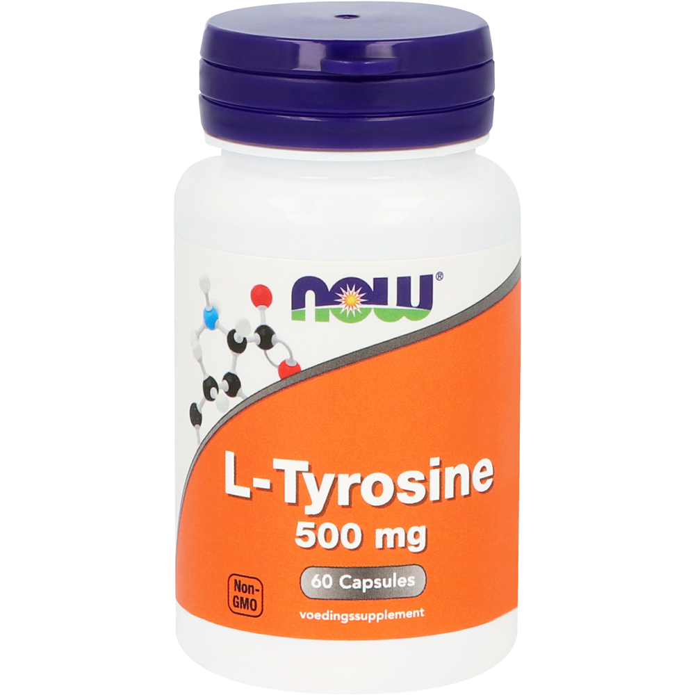 L-Tyrosine 500 mg - 60 caps - Vitortho / NOW
