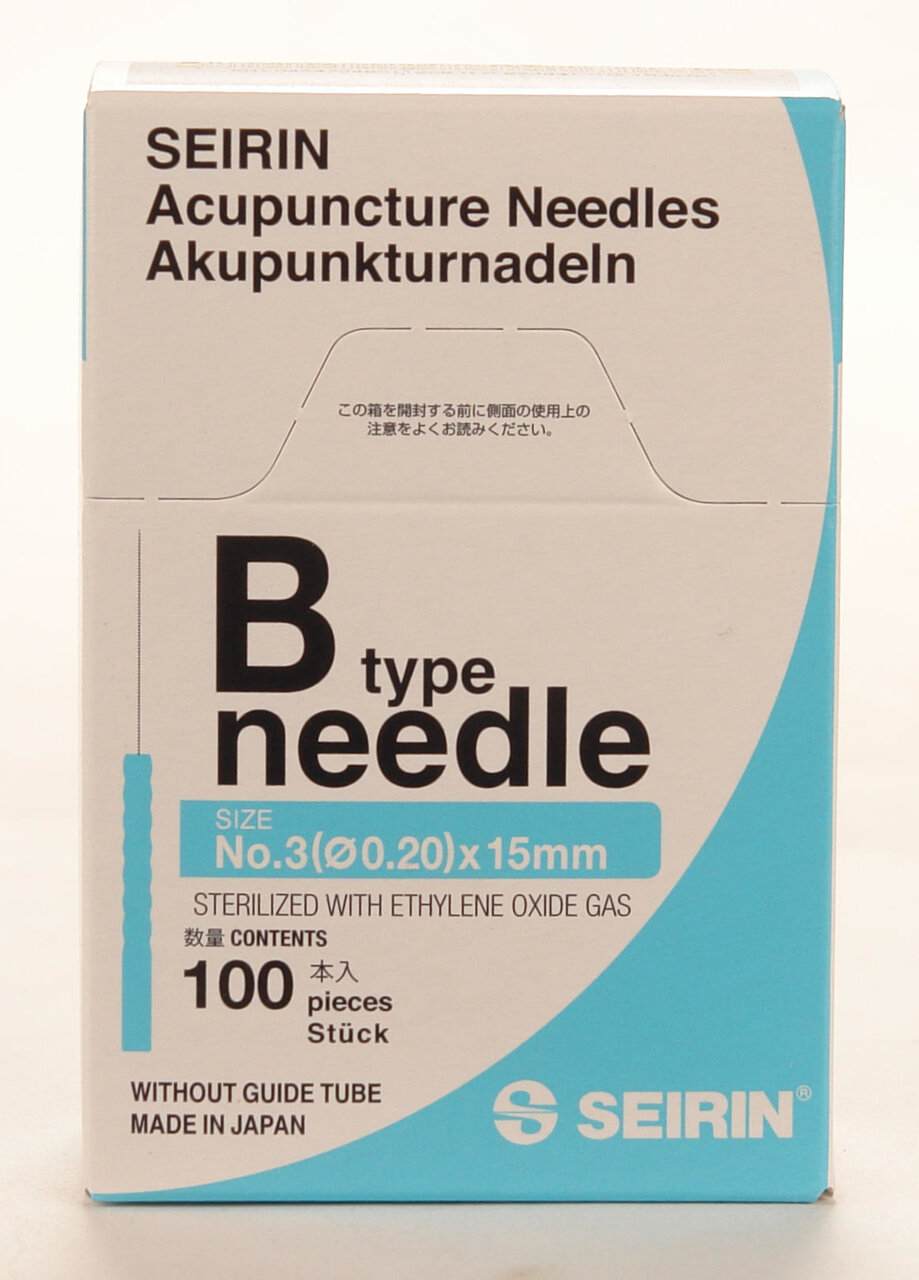 Aiguille d&#039;Acupuncture Siliconis&eacute;e Seirin - 0,20x15mm