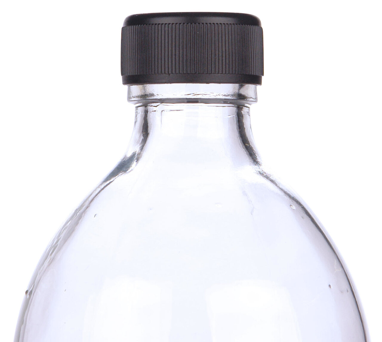 Draaidop voor Glazen flessen Zwart DIN 28