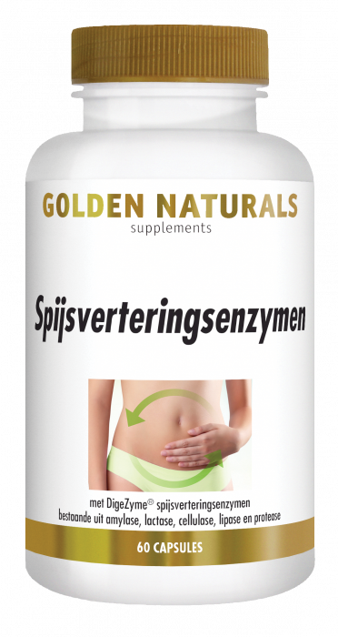 Golden Naturals Spijsverteringsenzymen 60 vegan capsules