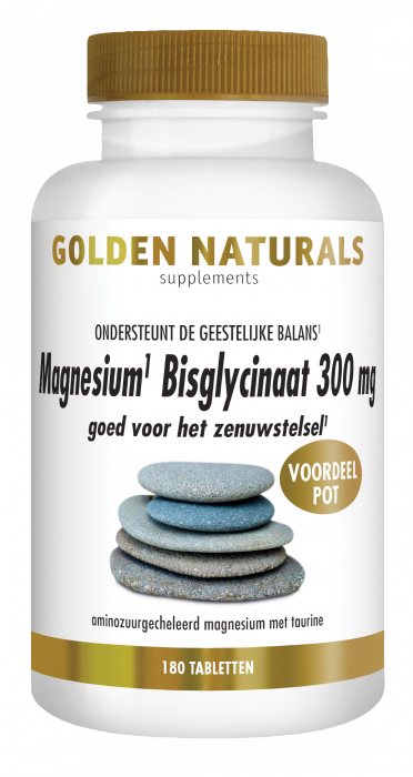 Golden Naturals Magnesium Bisglycinaat 180 tbl