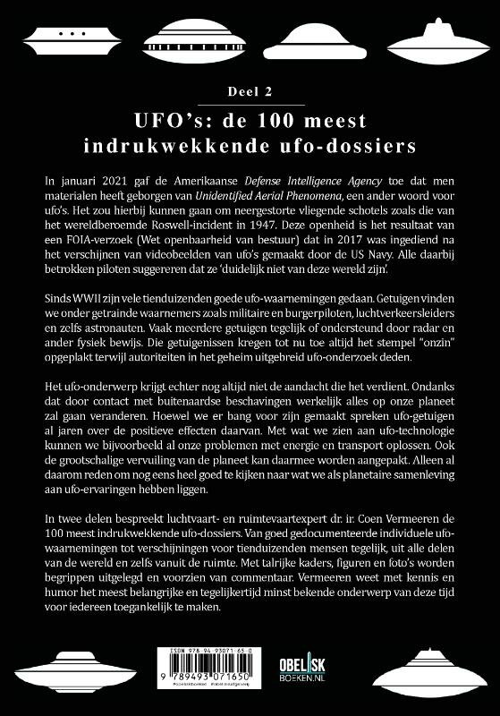 UFO&rsquo;s: de 100 meest indrukwekkende ufo-dossiers