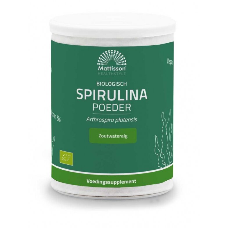 Biologische Spirulina Poeder - 125g - Mattisson