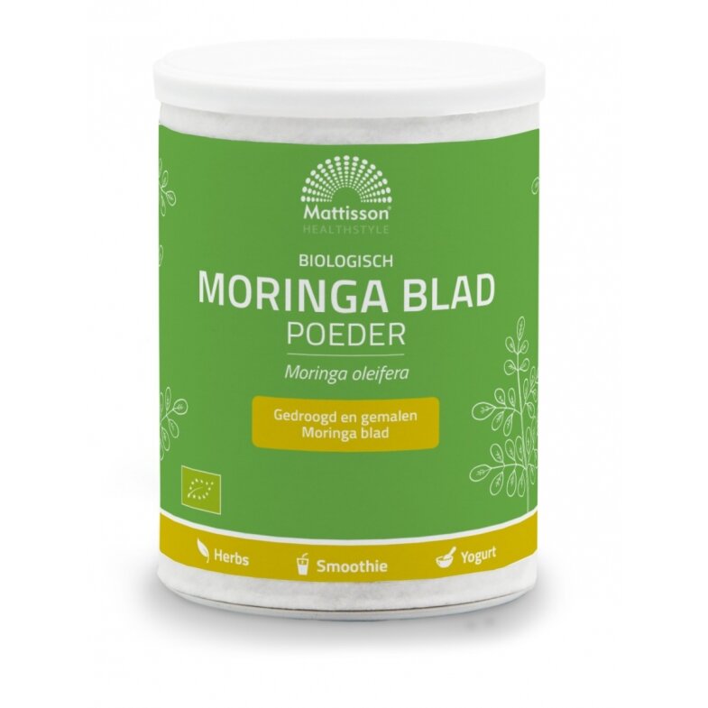 Biologische Moringa Blad Poeder 125g - Mattisson