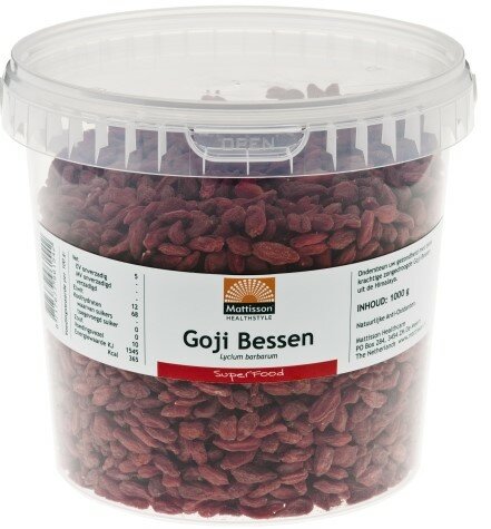 Goji Bessen gedroogd - 1000g - Mattisson