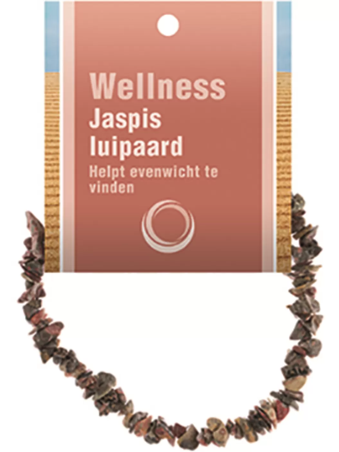 Splitarmband Jaspis Luipaard