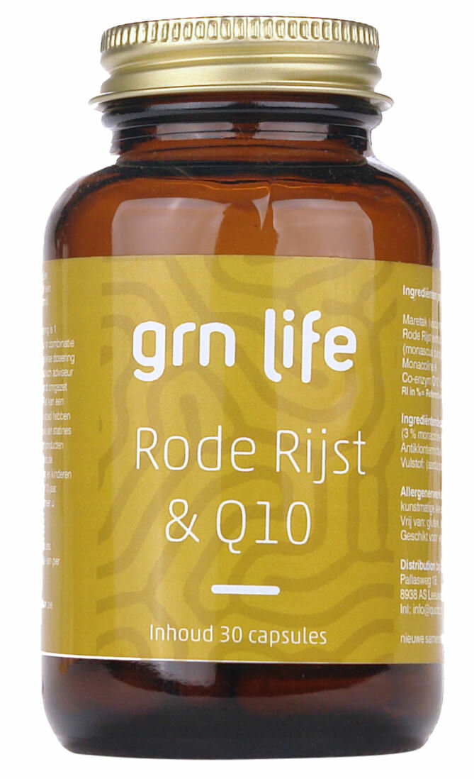 GRN LIFE Rode Rijst &amp; Q10 - 30 capsules