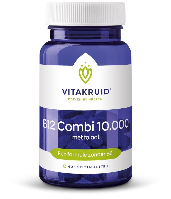 B12 Combi 10000&reg; met folaat - 60tabl - Vitakruid